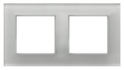 OSPEL ARIA Ramka podw. białe szkło (R-2UGC/31/00)