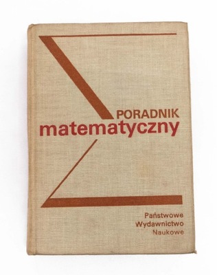 STARA KSIĄŻKA PORADNIK MATEMATYCZNY 1980