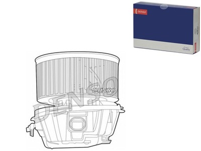 Denso dea07008 вентилятор внутрішній фото №1