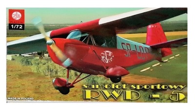 S052 Model samolotu do sklejania Samolot sportowy RWD-5