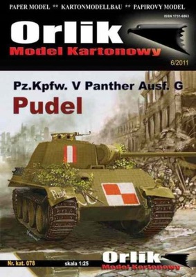 Pz.Kpfw. V Panther Ausf.G PUDEL, Orlik 6/2011