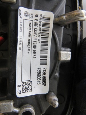 Дзеркало хром лівий 9pin fiat 500x фото №1