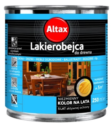 Lakierobejca do drewna - ORZECH - ALTAX 250ml