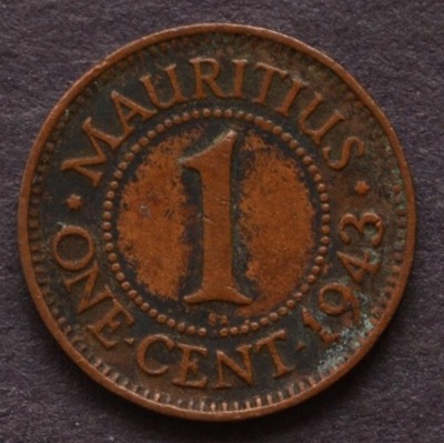 Mauritius - 1 cent 1943