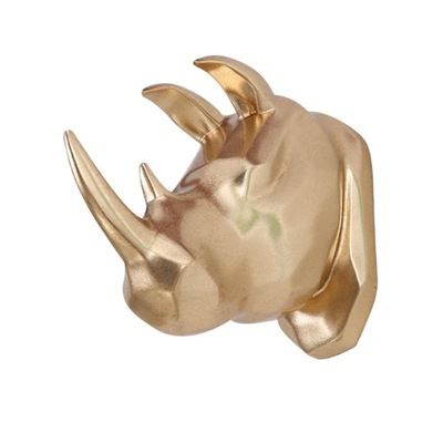 3D nosorożec głowa figurka zwierzątka