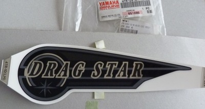 NAKLEJKA ORYGINALNA YAMAHA DRAG STAR NOWA LEWA