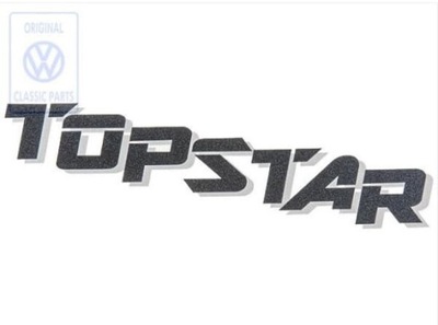 INSCRIPCIÓN PEGADURA PARTE TRASERA TOPSTAR VW TRANSPORTER T4  