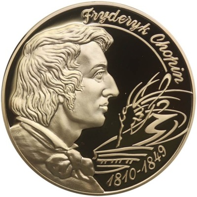 Medal, Wielcy Polacy, Fryderyk Chopin 1810 - 1849