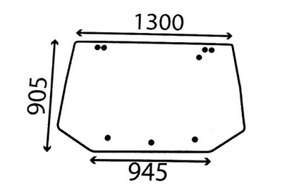 VENTANAS PARTE TRASERA FORD NUEVO HOLLAND 82852200  