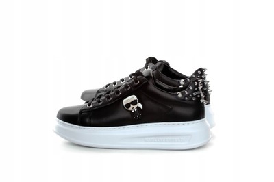 BUTY SNEAKERSY KARL LAGERFELD CZARNE Z ĆWIEKAMI 36