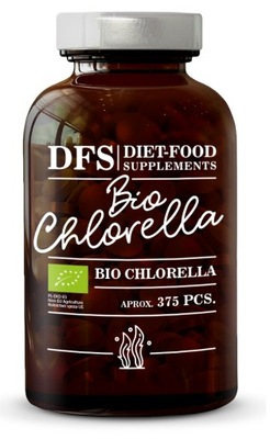 CHLORELLA BIO 375 TABLETEK 150 g (400 mg) - DIET-F