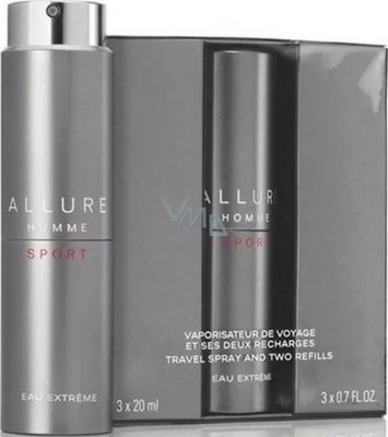 Chanel Allure Homme Sport Eau Extreme 3x20 ml woda perfumowana