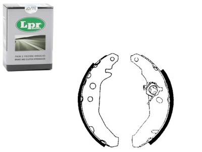 Гальмівні колодки гальмівні ford fiesta fiesta iii 1.0-1.8d фото №1