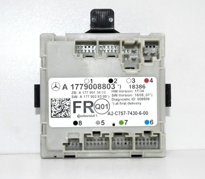 Mercedes a klasa w177 модуль блок керування двері фото №1