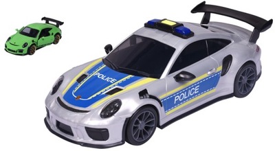 MAJORETTE Radiowóz Policyjny Porsche 911 Schowek