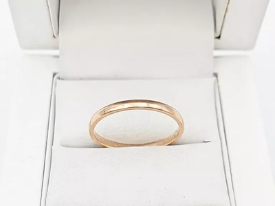 ZŁOTA OBRĄCZKA 585 R. 19