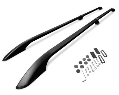 Рейлинги кровельные do ford transit tourneo custom 2013-2022 long | чёрные фото №1