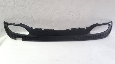 Mercedes c klasa w205 amg диффузор накладка задняя фото №1