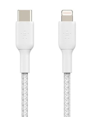 Kabel Belkin USB typ C - Apple Lightning 1 m biały