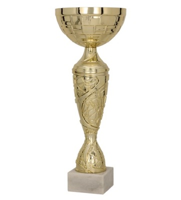 Puchar metalowy złoty TANGA wraz z grawerem 41cm