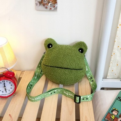 Cute Frog Plush Bag Toys Stuffed Animals Doll