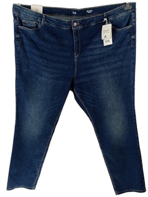 Spodnie jeans męskie C&A 58 GRANATOWE