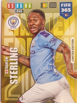 Panini FIFA 365 2020 Limited Edition STERLING