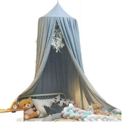 Baldachim tipi namiot wiszący Niebieski 250cm