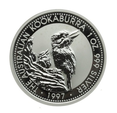 [M11770] 1 $ Kookaburra 1997 1 uncja srebra