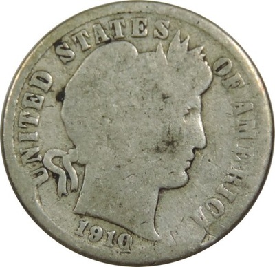 10 CENT 1910 - BARBER DIME - STAN (4) - USA78