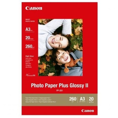 Canon Photo Paper Plus Glossy, foto papier, połysk, biały, A3, 275 g/m2, 20