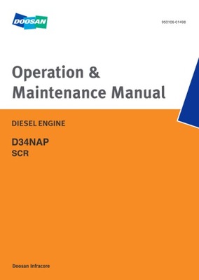 DOOSAN D34NAP, SCR, SERVICE MANUAL / SHOP MANUAL  