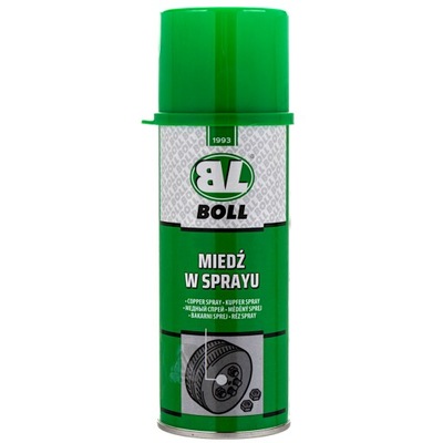 SMAR MIEDZIOWY SPRAY 400ml BOLL MIEDŹ W SPRAYU