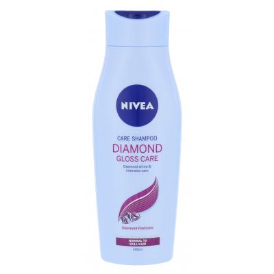 Nivea Diamond Gloss Care 400 ml dla kobiet Szampon do włosów