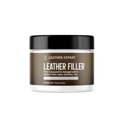 LEATHER EXPERT Leather Filler White 25ml biała elastyczna szpachla do skóry