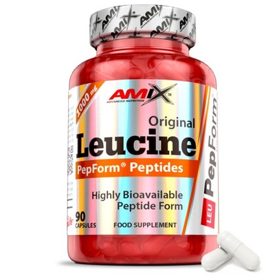 LEUCYNA KAPSUŁKI Mocna Formuła Peptydy 500mg Amix