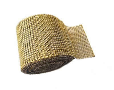 Taśma ozdobna Cyrkonie do firan Rolka 12cm x 9m