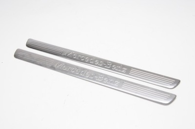 Mercedes w246 накладки пороговые передние фото №1