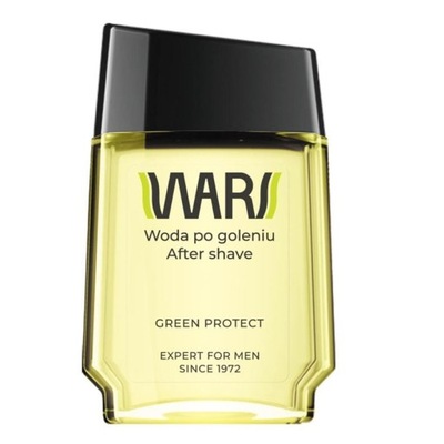 WARS EXPERT FOR MEN WODA PO GOLENIU GREEN PROTECT 90ml