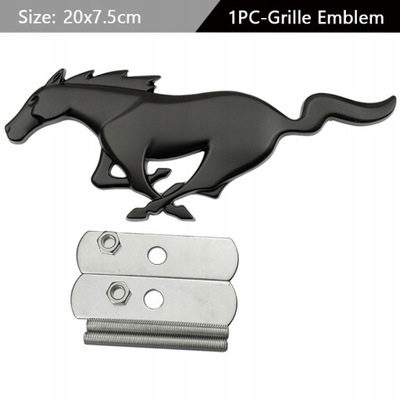 Grill EMBLEMAT ZNACZEK Ford Mustang Czarny