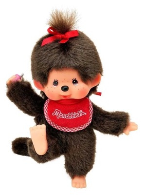 Małpka dziewczynka w śliniaczku Monchhichi 255184