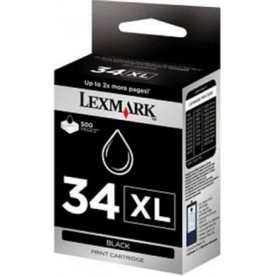 Oryginalny tusz Lexmark 34 czarny 18C0034E