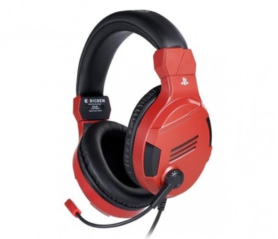 Słuchawki PS4 Czerwone na licencji SONY BIG BEN