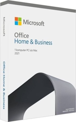 Microsoft Office Home & Business 2021 PL P8 Win/Mac T5D-03539 Zastępuje P/N