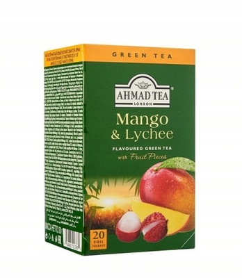 Ahmad Mango Lychee Herbata 20 torebek