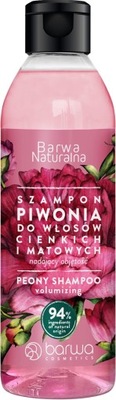 BARWA Naturalna Szampon do włosów cienkich Piwonia