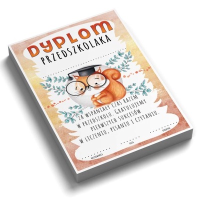 DYPLOM DLA PRZEDSZKOLAKA WIEWIÓRKA
