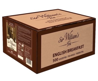 Sir William's English Breakfast 500x2g - mocna herbata w stylu angielskim -