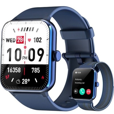 Inteligentny zegarek monitorujący tętno i tlen we krwi dla systemu iOS i Android