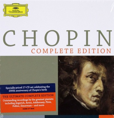 CHOPIN COMPLETE EDITION [BOX] [17CD]